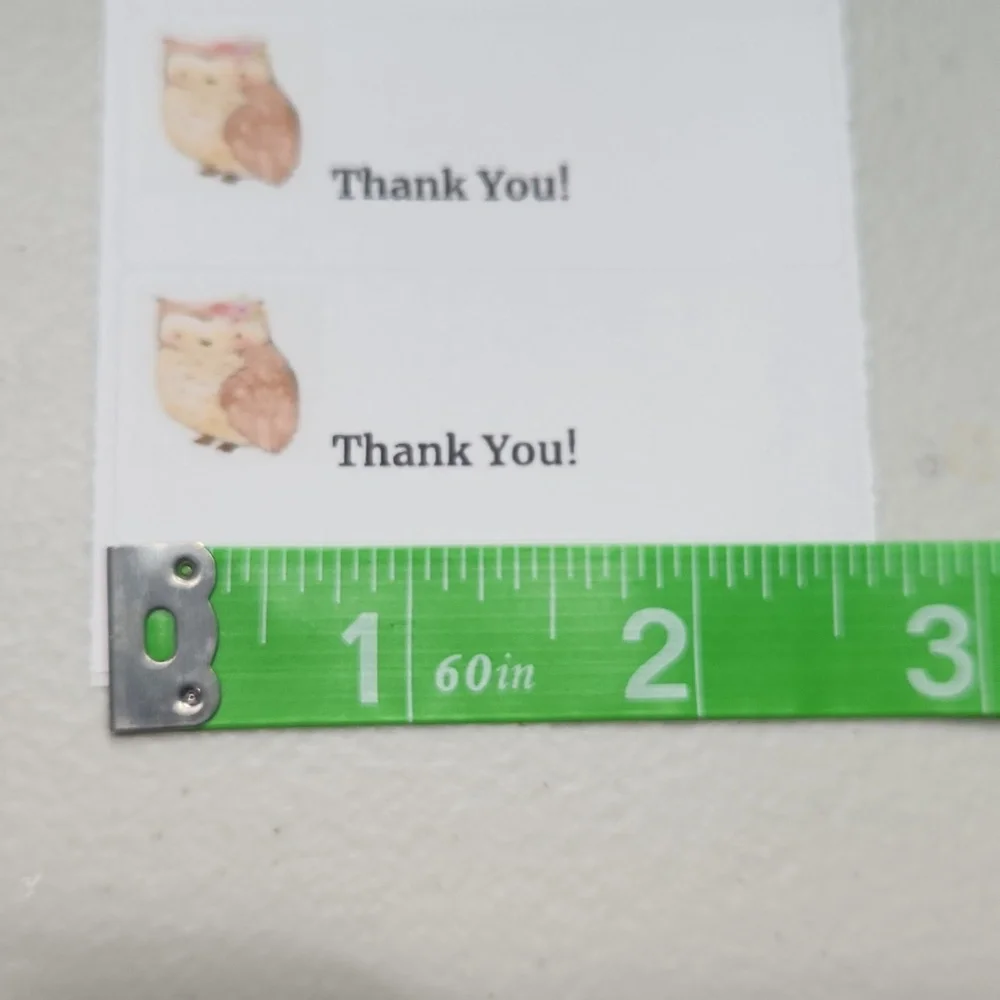 Woodland Critters Business Thank You Cards 50pk & 100 Owl Thank You Stickers